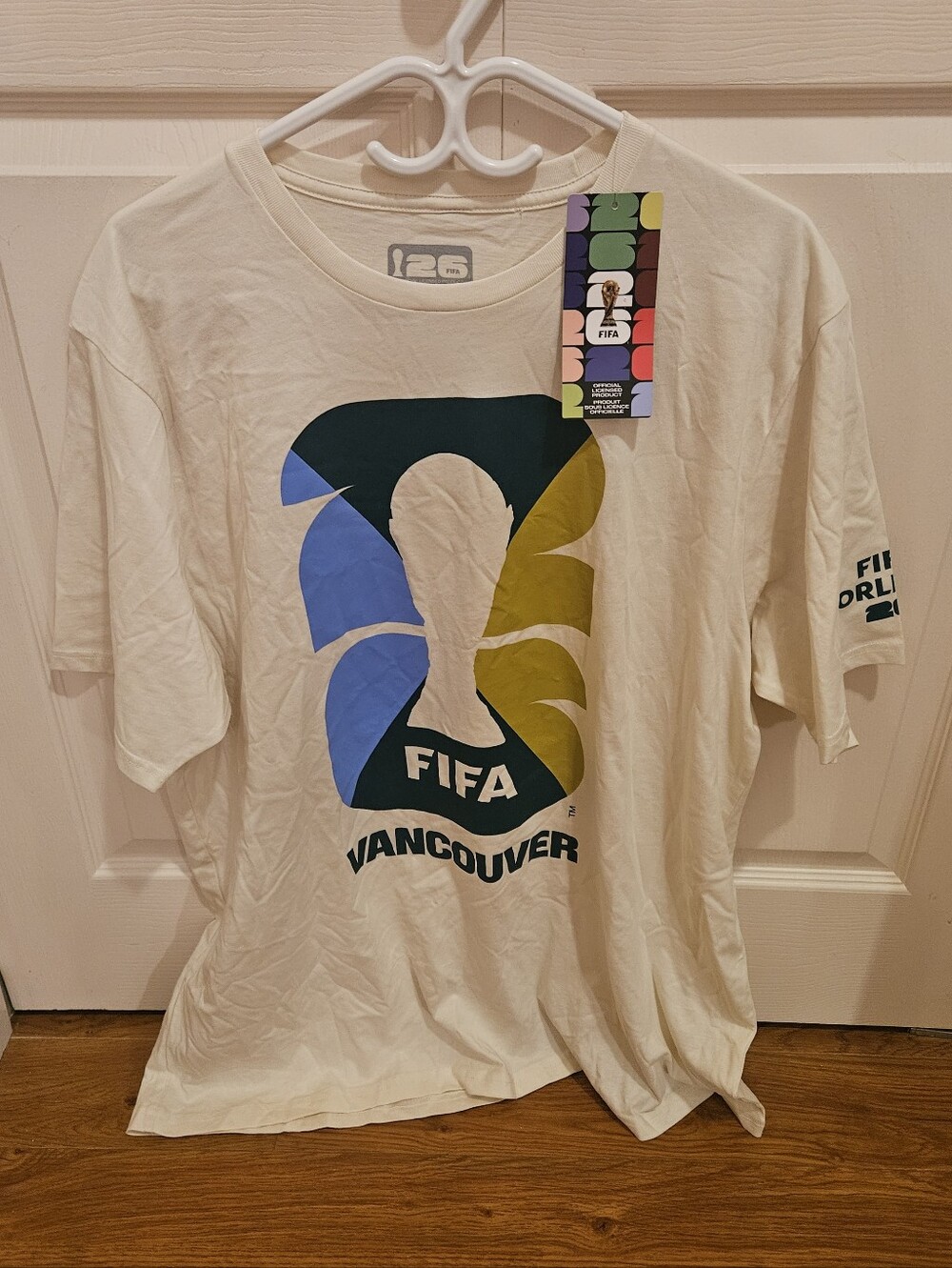 FIFA 2026 Vancouver Official Merchandise T-shirt, NWT